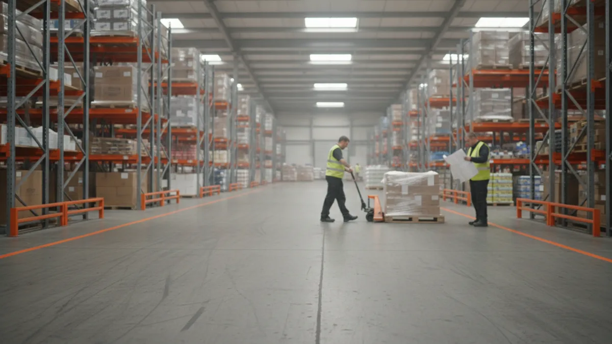Documentary photograph of Wholesale and Distribution at work in Northern Ireland